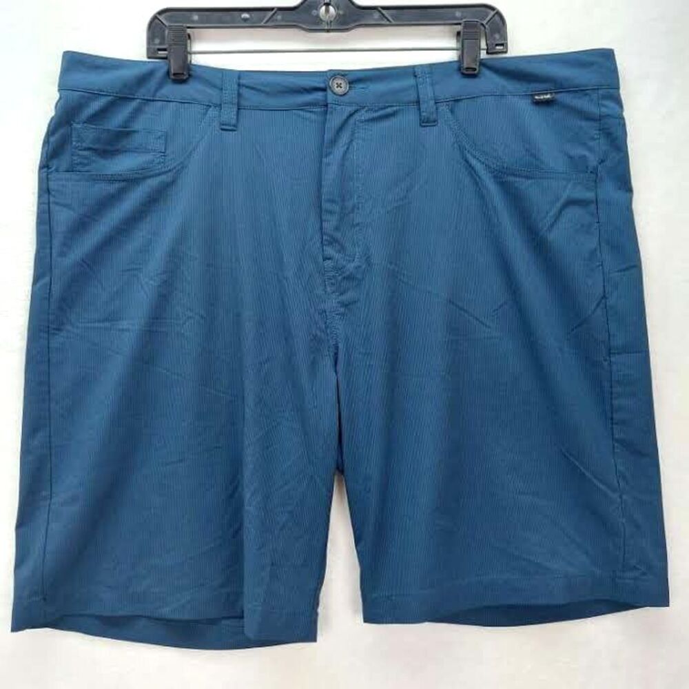 Travis Mathew Golf Shorts Mens 40 Blue Performance Stretch Breathable Chinos